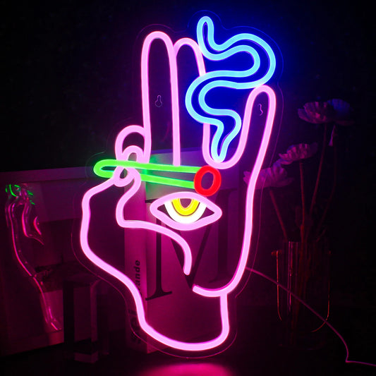 Smoking Hand Eye